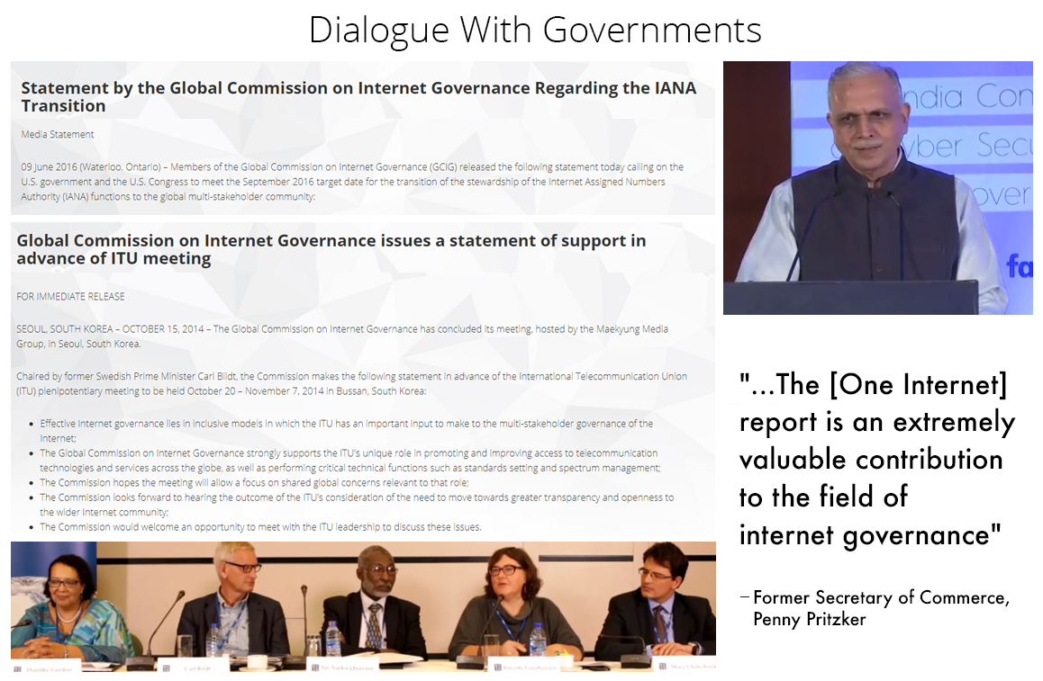 GCIG statements on key issues and events