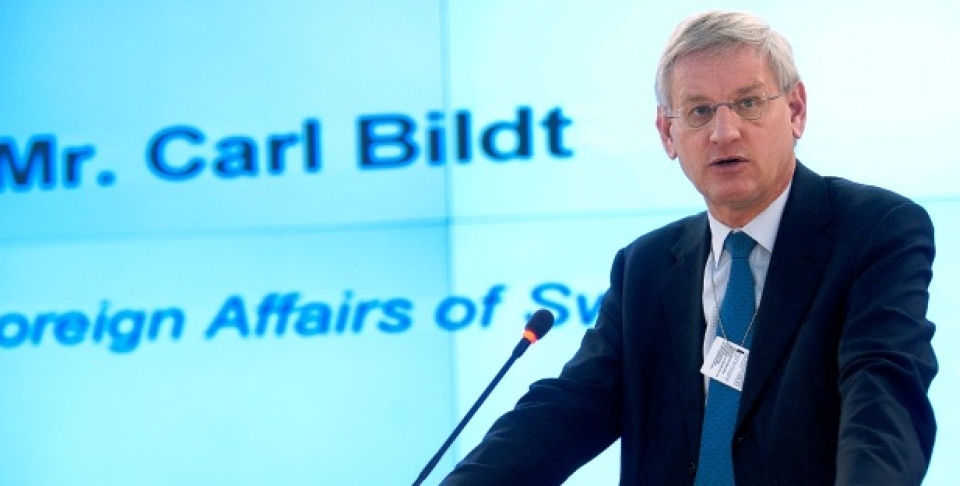 Carl Bildt, former Prime Minister and Foreign Minister of Sweden, is chair of the Global Commission on Internet Governance. (UN Photo/Jean-Marc Ferré)