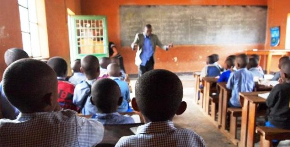 This photo, taken May 2012, highlights basic education programs building skills for the future in Rwanda. (Carrie Antal/USAID Africa Bureau)