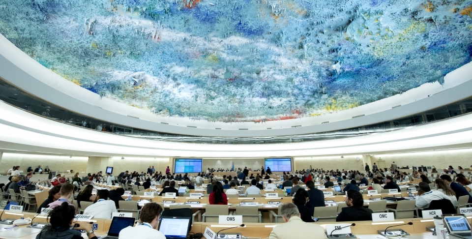 A meeting of the United Nations Human Rights Council. (UN Photo/Jean-Marc Ferré)