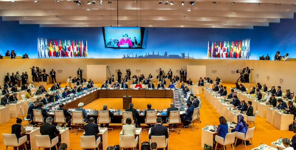 2017 G20 Summit in Hamburg, Germany. (Crown Copyright Photo/Jay Allen)
