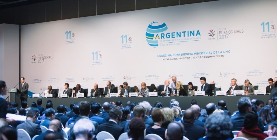 Opening plenary at the World Trade Organization Ministerial Conference. (WTO/ Cuika Foto)