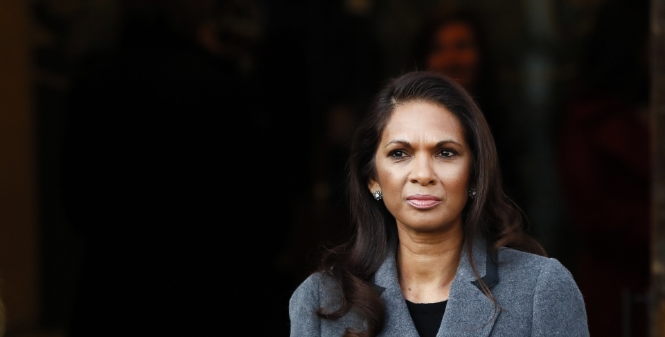 Gina Miller, who won a High Court ruling on Brexit, arrives at the Supreme Court for the appeal (AP Photo/Kirsty Wigglesworth)