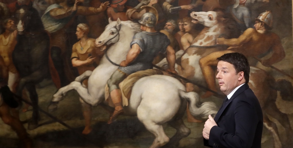 Italy's Matteo Renzi concedes defeat in referendum (AP Photo/Gregorio Borgia)