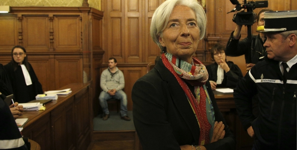 International Monetary Fund chief Christine Lagarde arrives at the special Paris court, France, Monday, Dec. 12, 2016 (AP Photo / Thibault Camus)