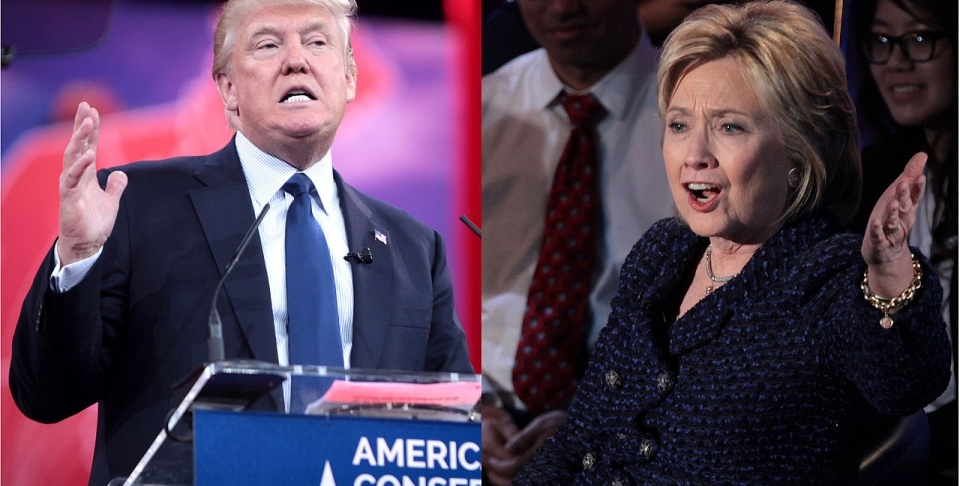 Presidential Candidates Donald Trump and Hillary Clinton