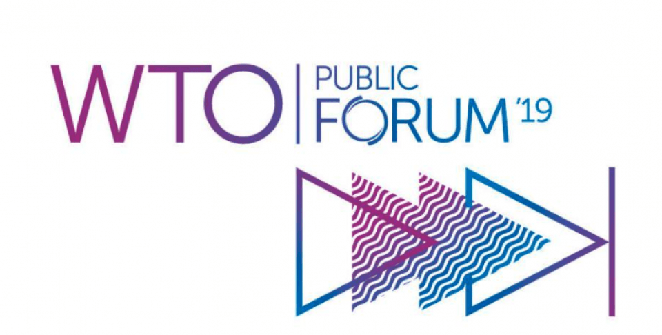WTO Public Forum 2019 banner