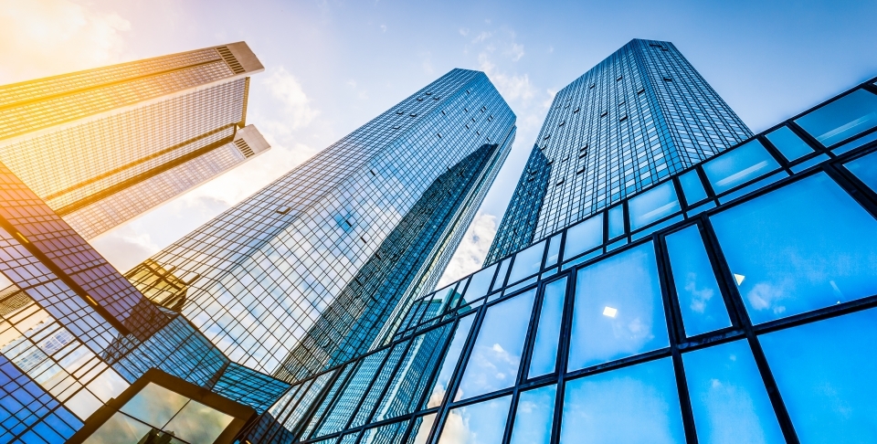 Financial district buildings. (Shutterstock)
