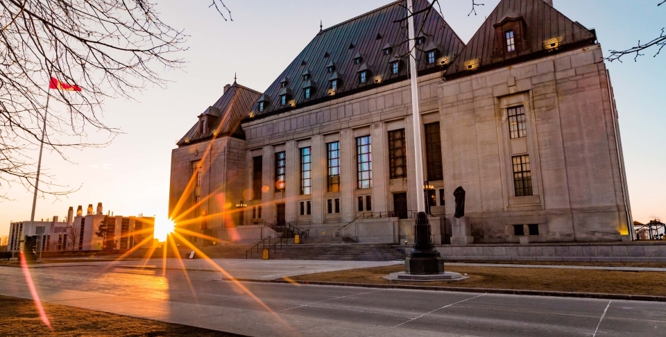 The Supreme Court of Canada. (Shutterstock)
