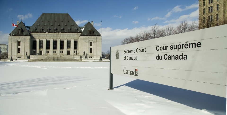 The Supreme Court of Canada. (Shutterstock)