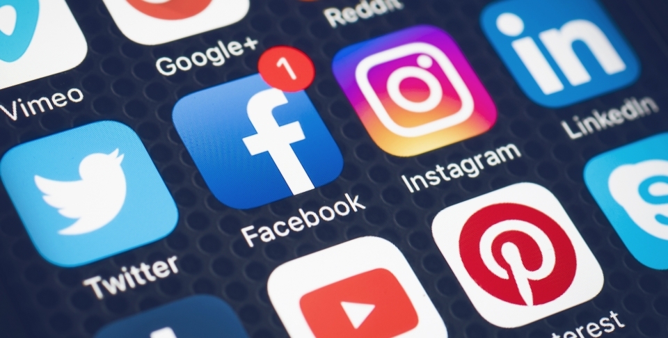 Social media applications on a mobile device (Shutterstock)