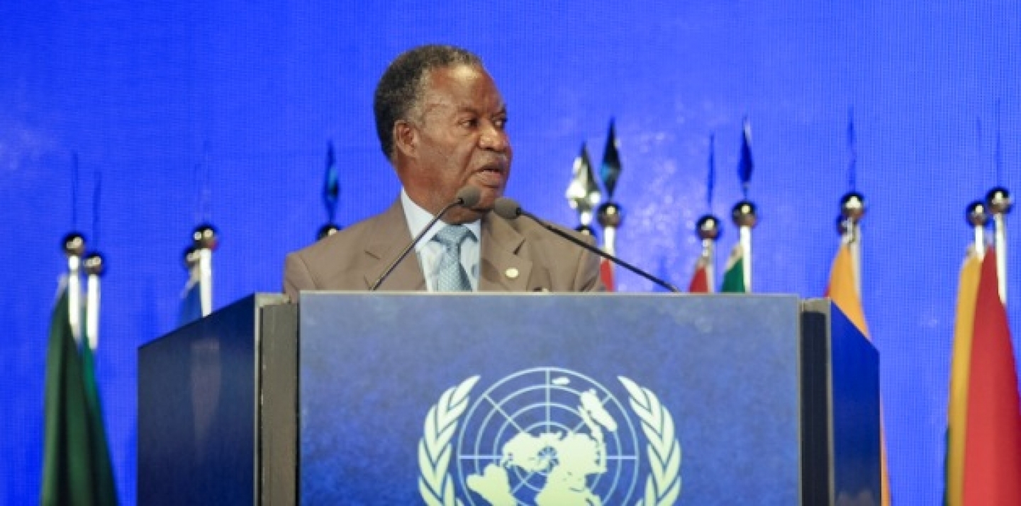 Michael Chilufya Sata, President of the Republic of Zambia, addresses the plenary session of the UN Rio+20 Conference on Sustainable Development, in Rio de Janeiro, Brazil, in June 2012. President Sata has been a vocal opponent of dual citizenship for the diaspora, says blogger Sujata Ramachandran. (UN Photo/Luiz Roberto Lima)