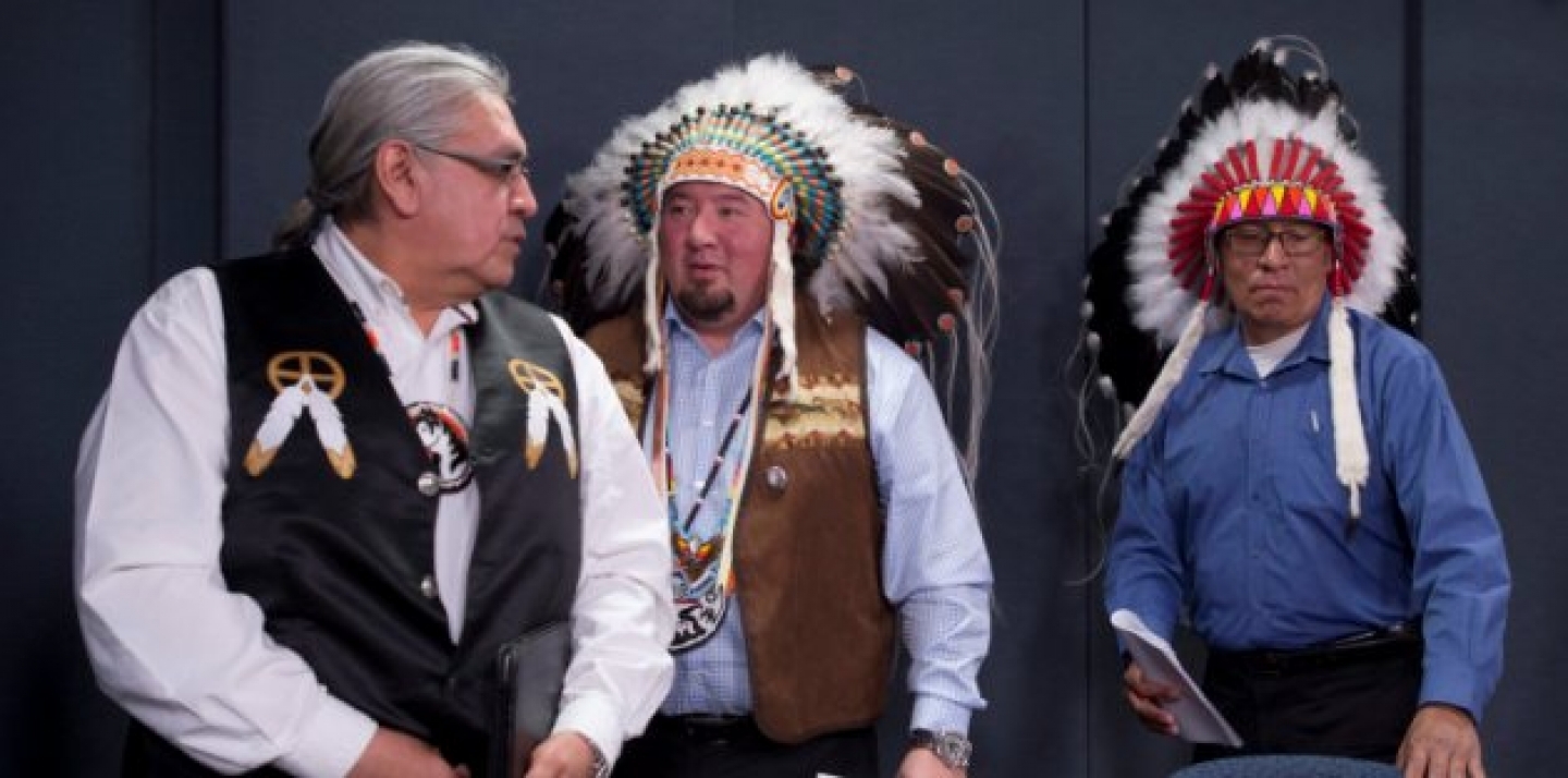 The Chiefs discussed their rejection of Canada's Bill C-33, the "First Nations Control of First Nations Education Act."(AP Photo/The Canadian Press, Adrian Wyld)