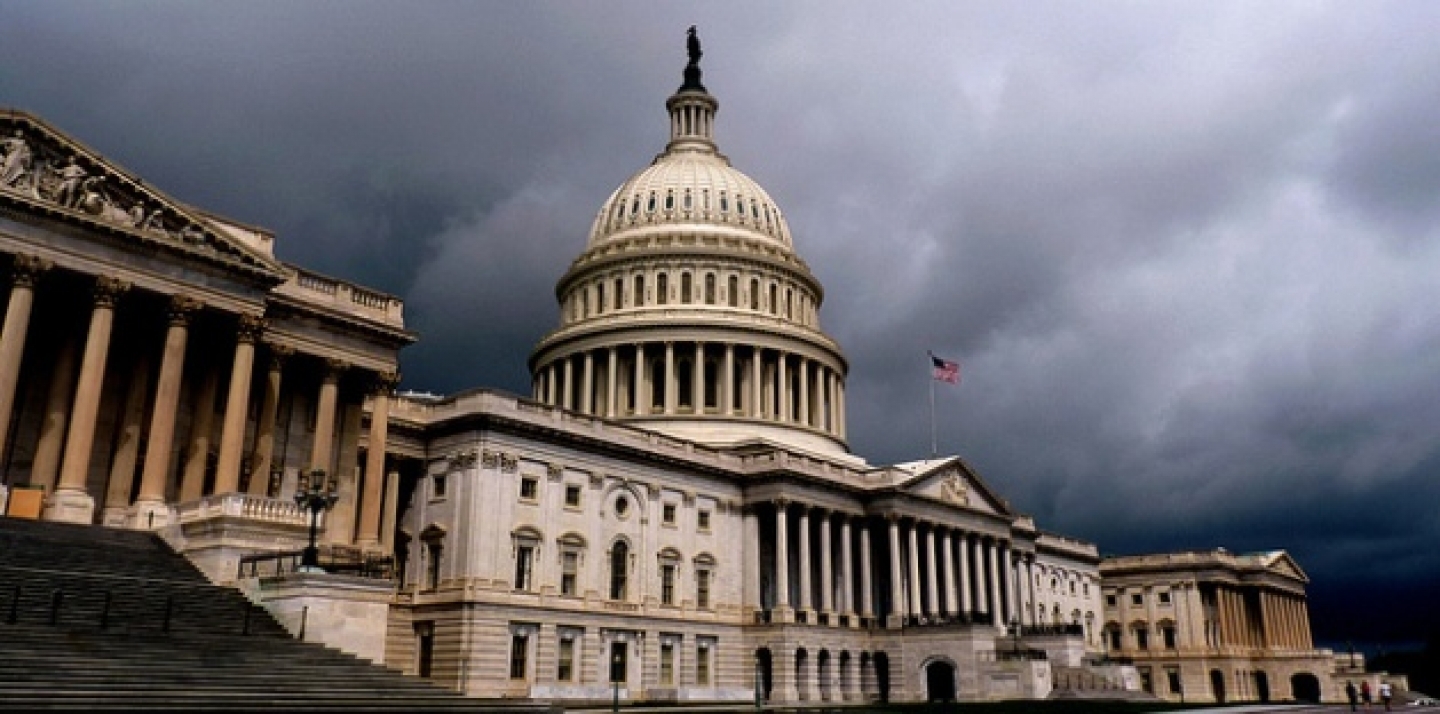The United States Capital in grey skies (AP Microstock).