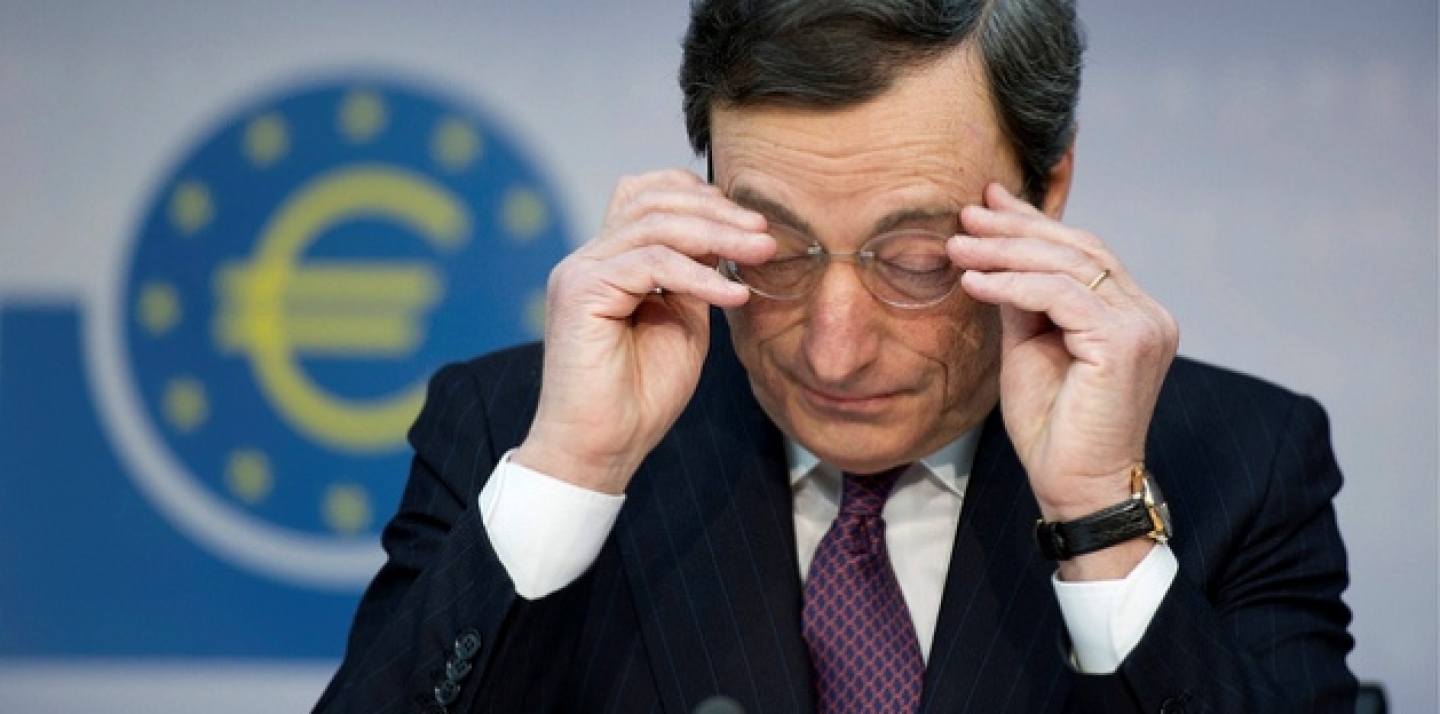 President of the European Central Bank, Mario Draghi, who warned European Union leaders that they should make the political choices needed to strengthen the euro rather than wait for emergency funding. (Thomas Lohnes/dapd)