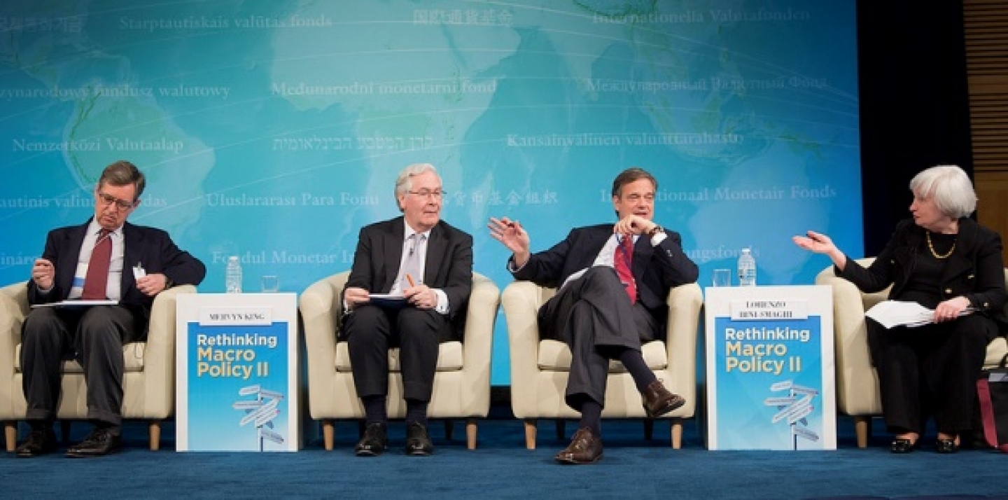 The IMF Seminar: Rethinking Macro Policy II: First Steps and Early Lessons, April 16, 2013 at the IMF Headquarters in Washington, DC. (IMF Staff Photograph/Stephen Jaffe)