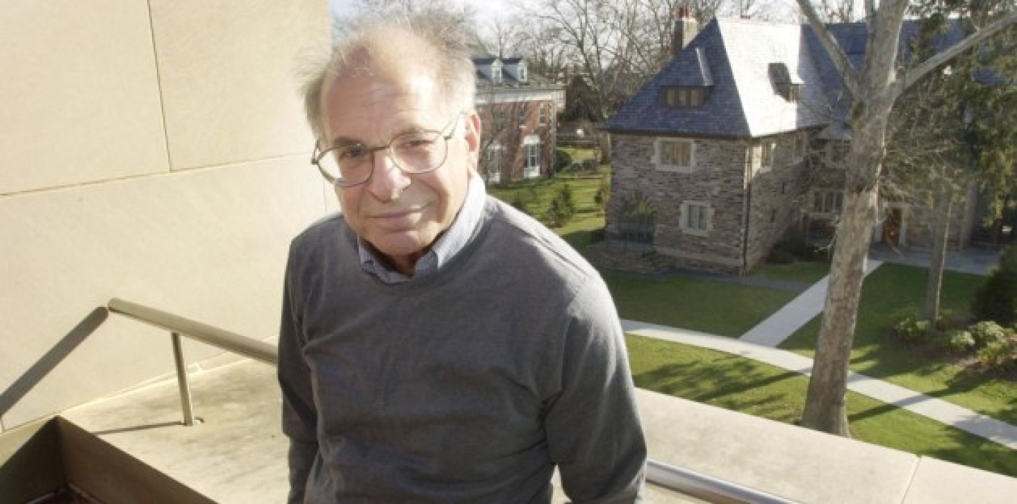 Daniel Kahneman at Princeton University in 2002 (AP Photo/Brian Branch-Price).
