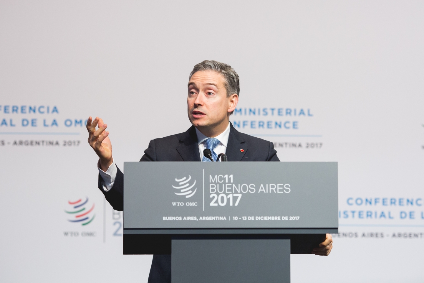 Minister François-Philippe Champagne at the World Trade Organization Ministerial Conference (WTO/ Cuika Foto)