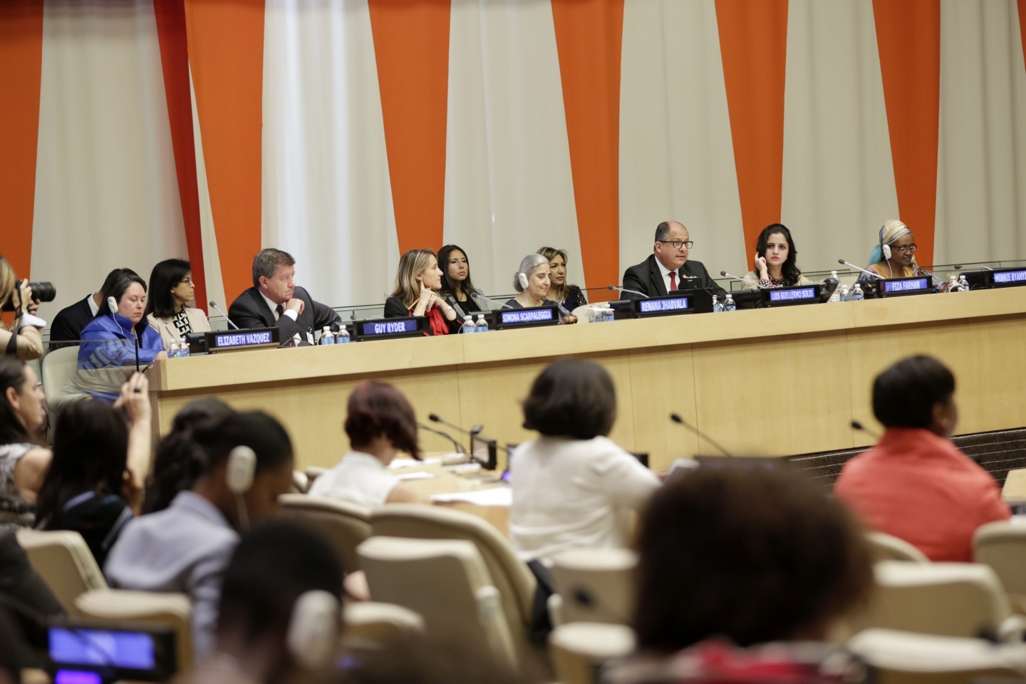 WEConnect International joins the High-Level Panel for Women’s Economic Empowerment in presenting its first report to the UN Secretary-General (UN Women/Ryan Brown)