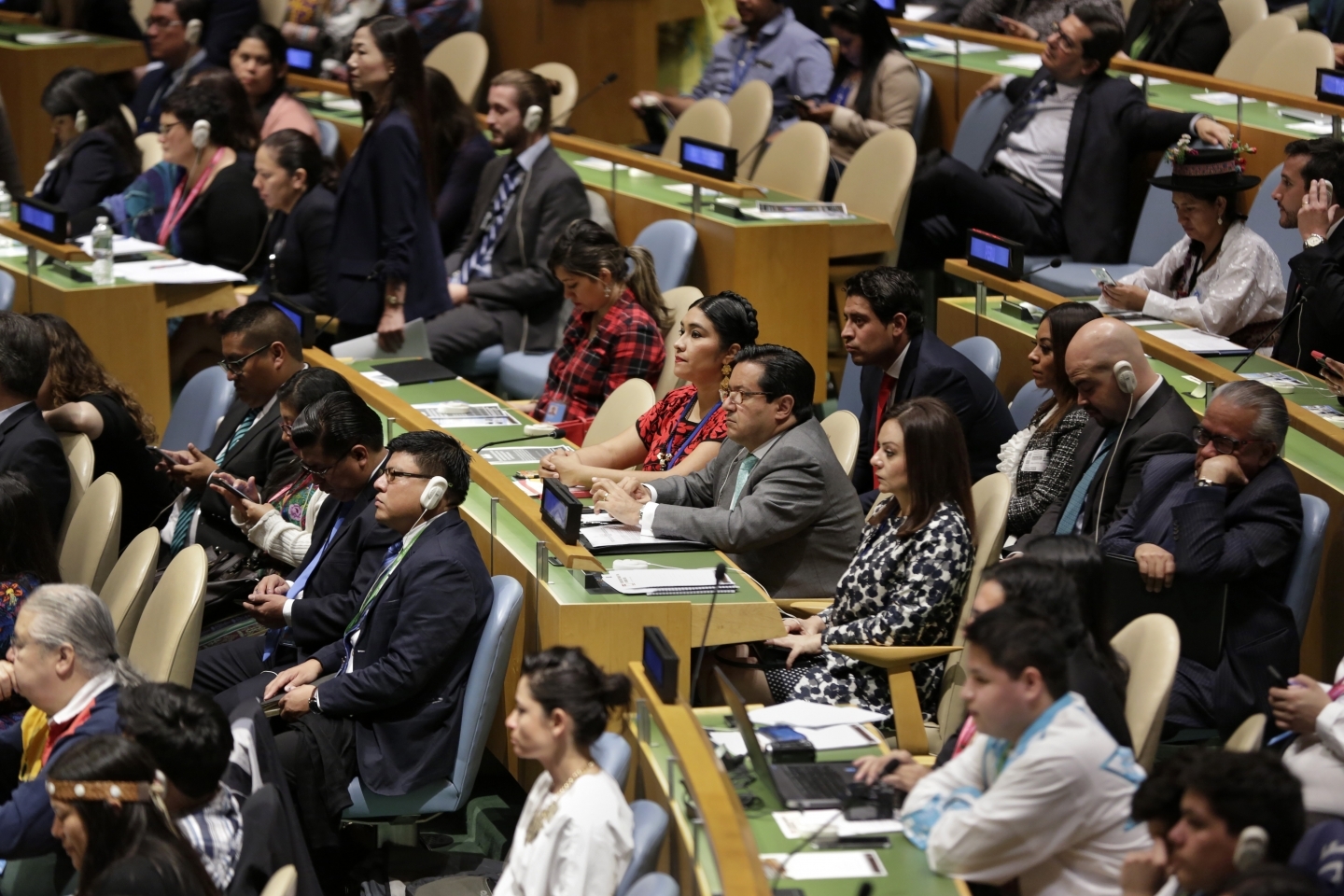 The annual session of the UN Permanent Forum on Indigenous Issues. (Photo by UN Women)