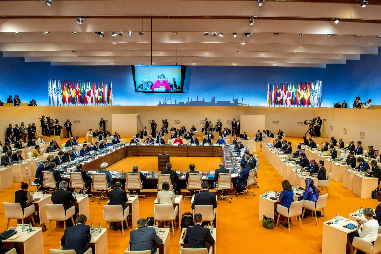 2017 G20 Summit in Hamburg, Germany. (Crown Copyright Photo/Jay Allen)