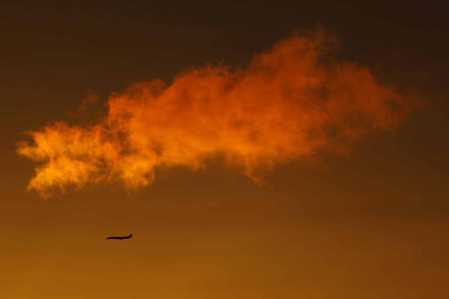 A flight crosses over New Jersey (The Associated Press)