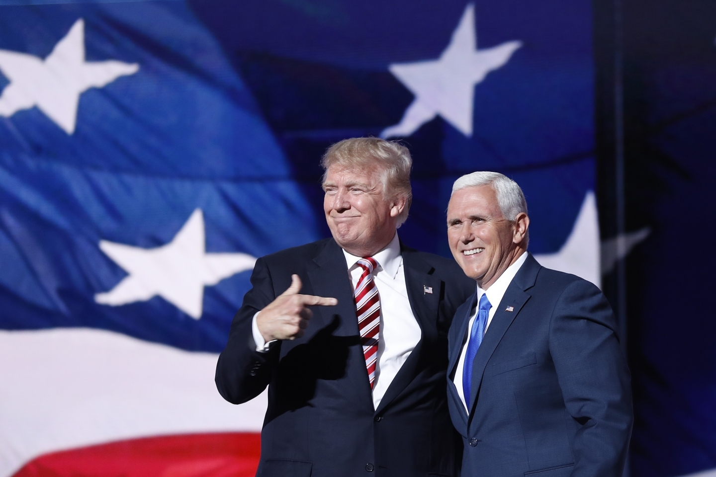 President-elect Donald Trump and running mate Michael Pence