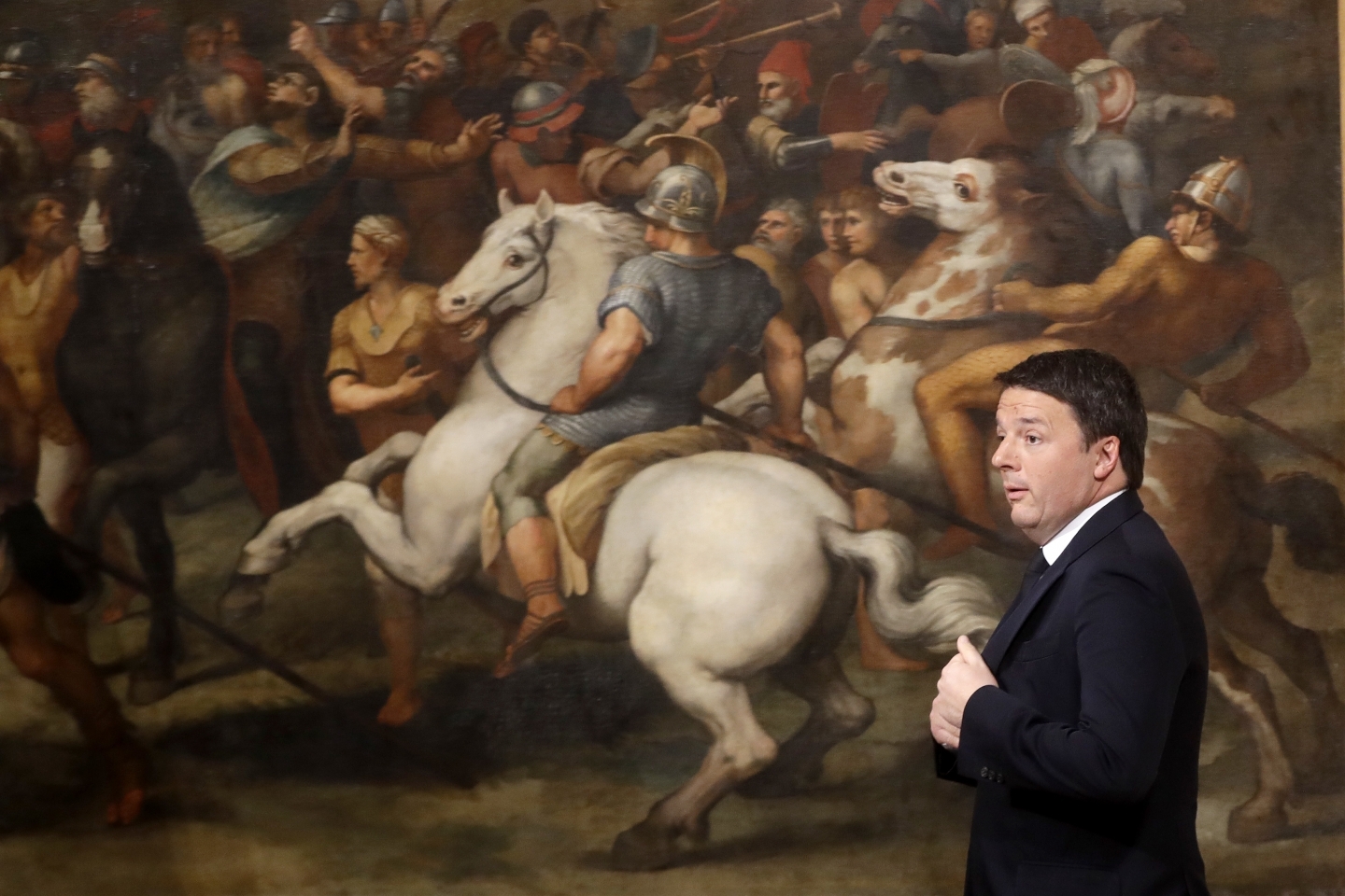 Italy's Matteo Renzi concedes defeat in referendum (AP Photo/Gregorio Borgia)
