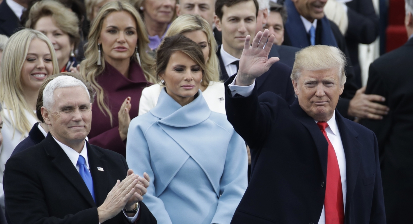 US President Donald Trump at his inauguration (AP Photo)
