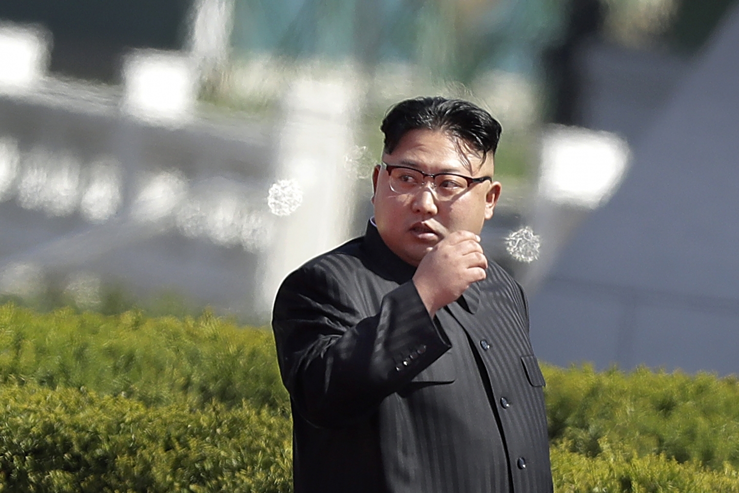 North Korean leader Kim Jong Un. (AP Photo/Wong Maye-E)
