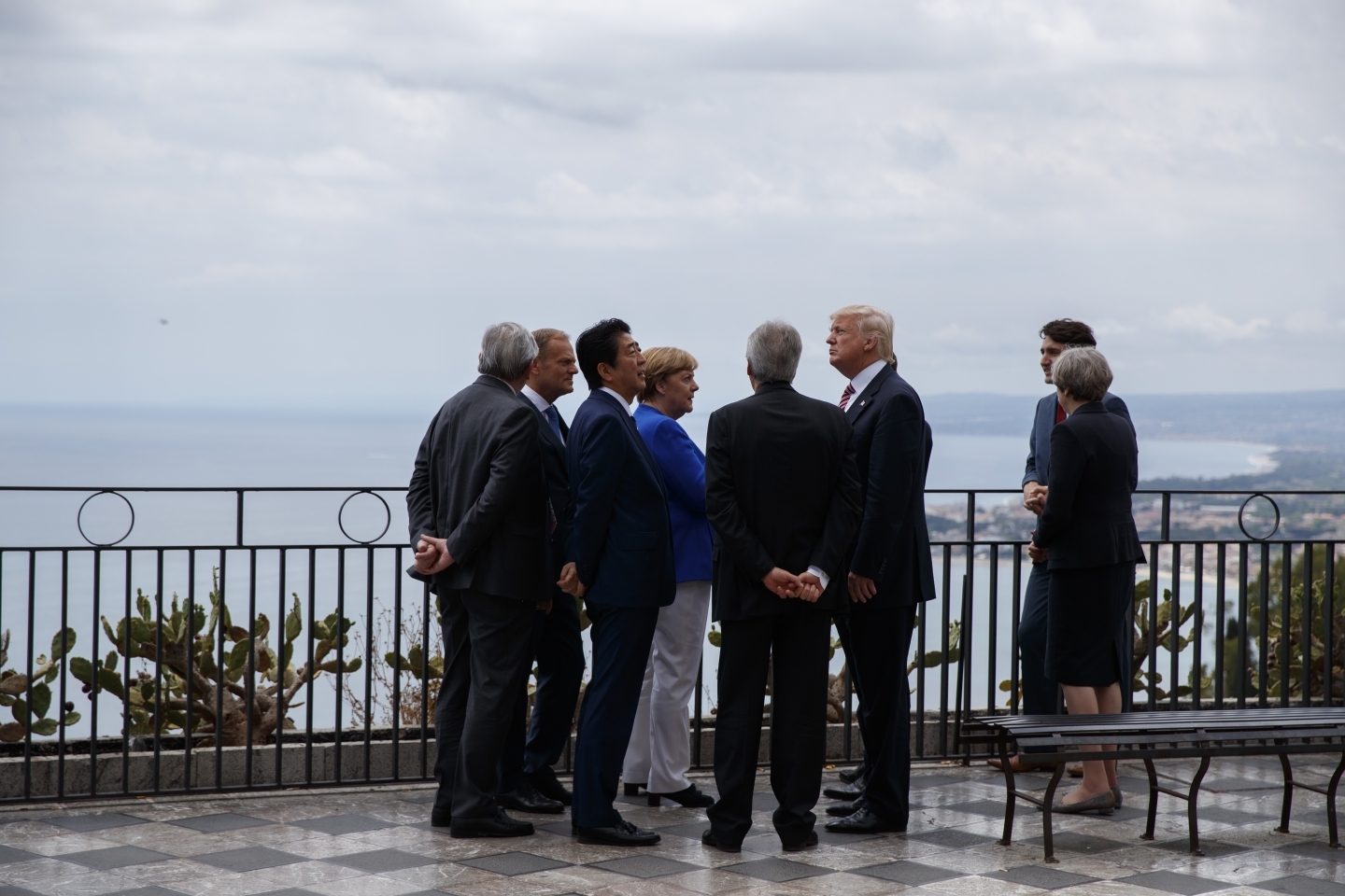 G7 leaders last met in Taormina, Italy for the 2017 summit. (AP Photo/Evan Vucci)