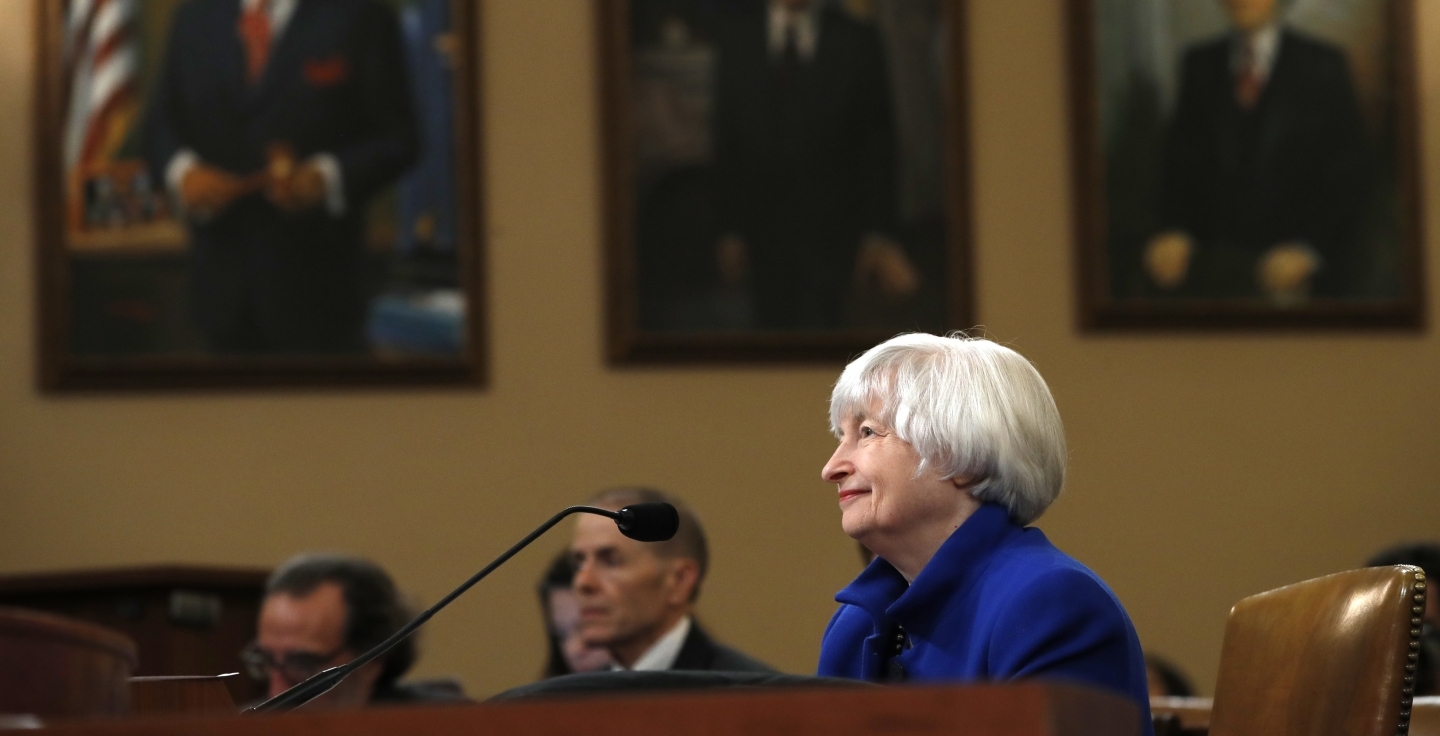 Federal Reserve Chair Janet Yellen attends a hearing of the Federal Reserve Board Joint Economic Committee, Wednesday, November 29, 2017. (AP Photo/Jacquelyn Martin)