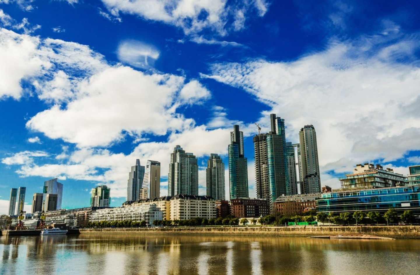 Skyscrapers are seen in the Puerto Madero business district in Buenos Aires (Shutterstock)