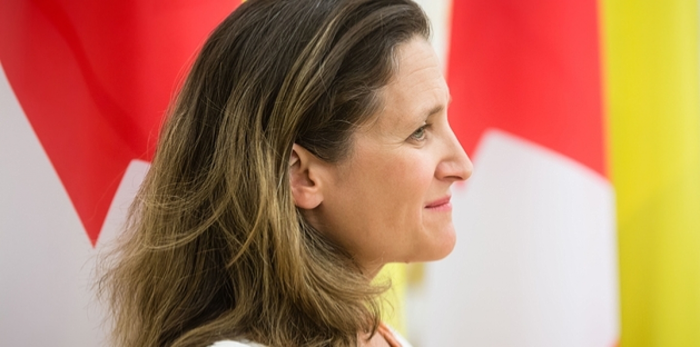 Canadian Trade Minister Chrystia Freeland (Drop of Light / Shutterstock)