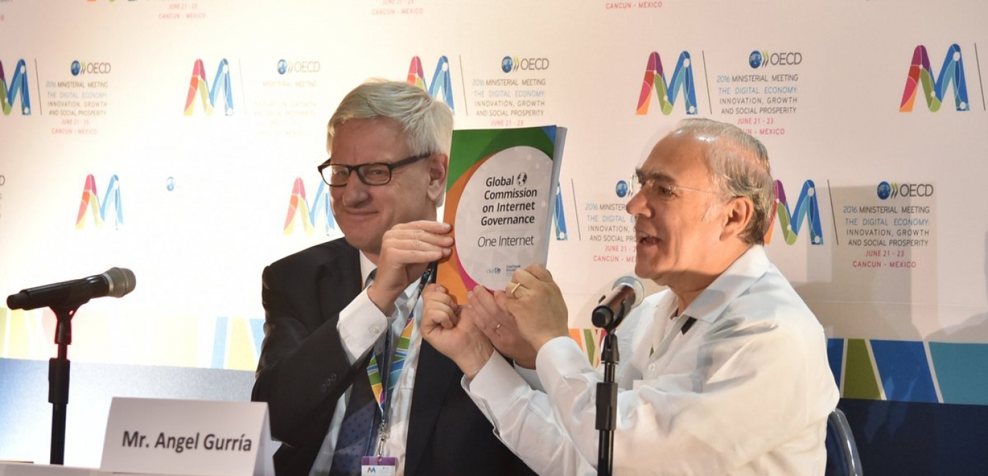 Bildt and Gurria at GCIG launch
