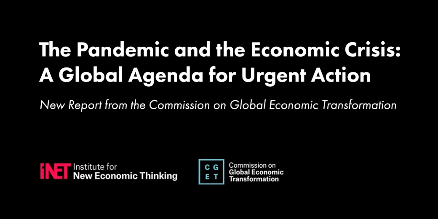 INET's CGET launches new report calling for vaccine equity and pandemic debt relief.