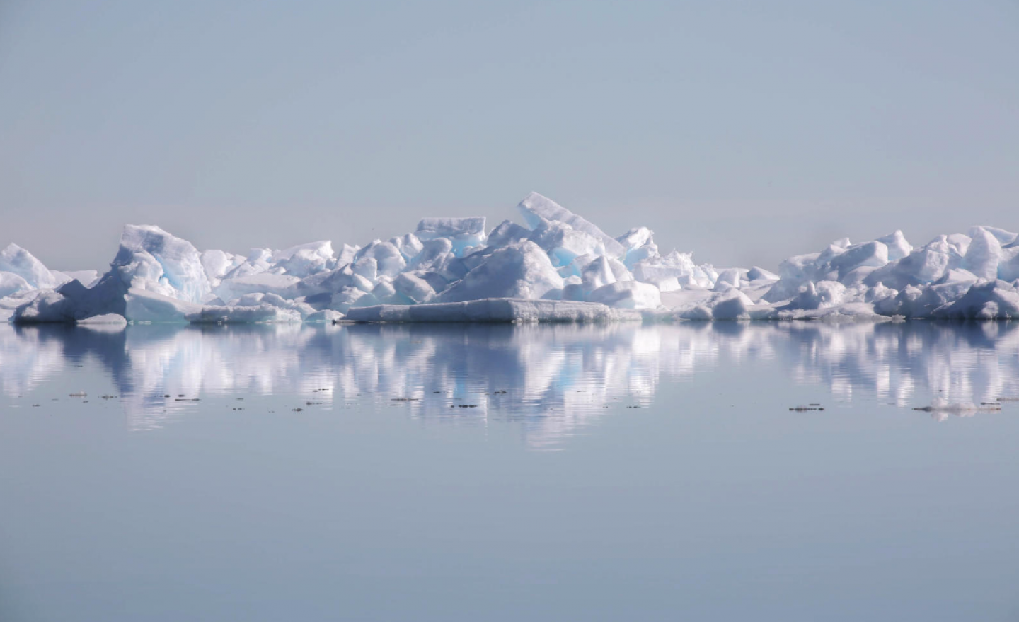 A floe of ice floating by on the Arctic Ocean near Pond Inlet (iStock)