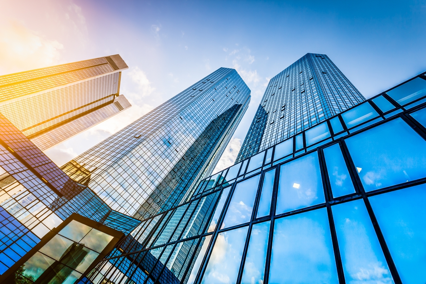 Financial district buildings. (Shutterstock)