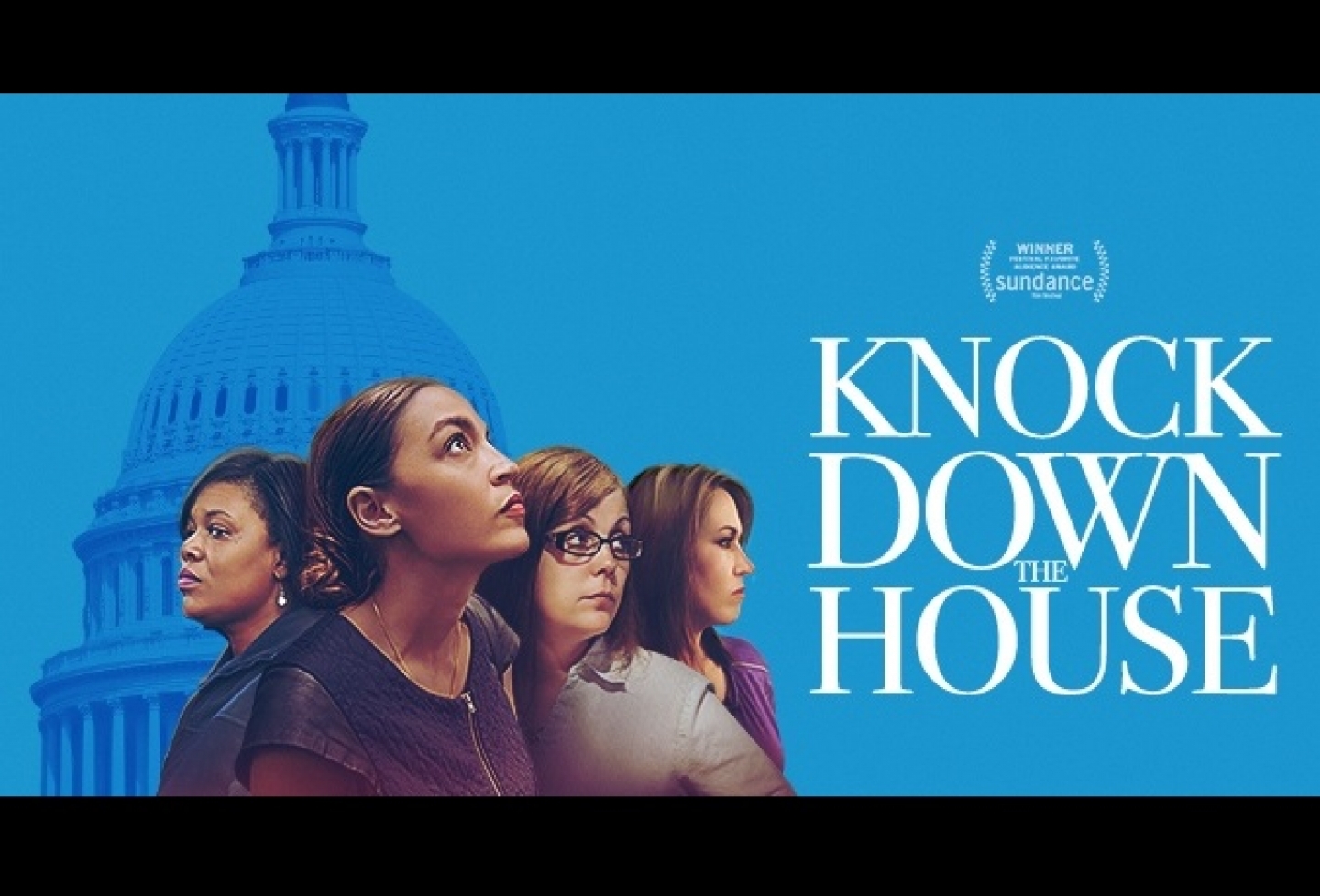 Title card for the film "Knock Down the House" (Jubilee Films)