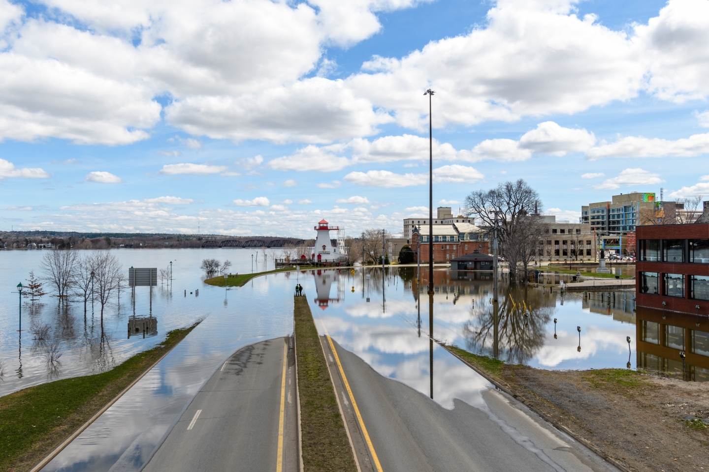Flooding in Fredericton, New Brunswick. (Shutterstock)