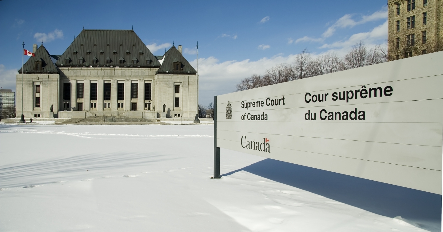 The Supreme Court of Canada. (Shutterstock)