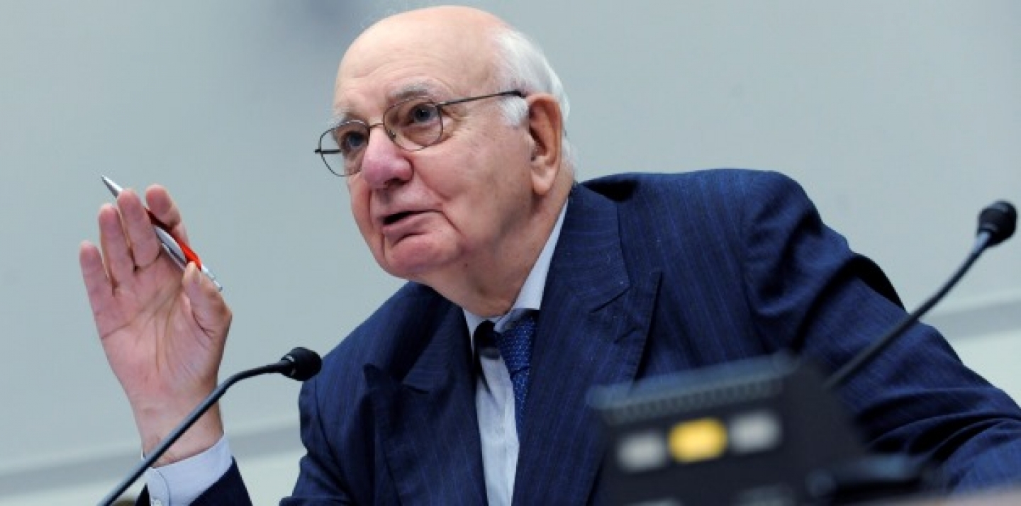 Former Federal Reserve Bank Chairman Paul Volcker. (AP Photo/Susan Walsh)