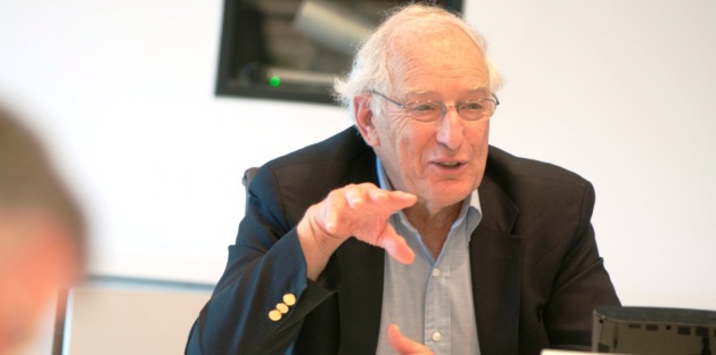 Robert I. Rotberg leads a research workshop on global governance at the CIGI Campus, June 19-20, 2013. (Lisa Malleck/CIGI)