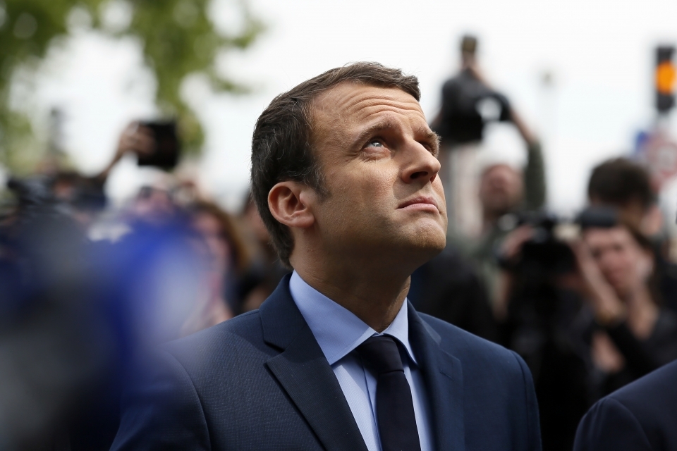 French President Emmanuel Macron. (AP Photo/Francois Mori)