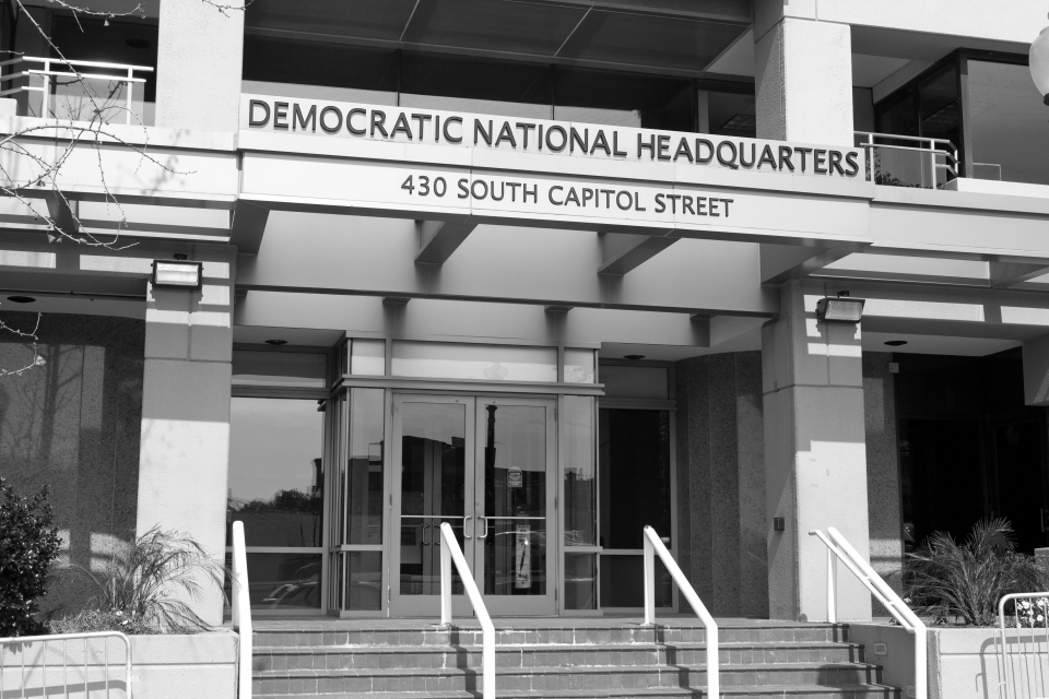 In the United States, the hack of the Democratic National Committee in the lead up to the 2016 presidential election had negative consequences for American democracy. (Photo: Mark Van Scyoc / Shutterstock.com)