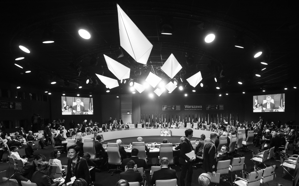 At the NATO Warsaw Summit in 2016, the alliance declared cyberspace as the fifth domain of warfare. Seven members have since pledged their offensive cyber weapons to the alliance and stand ready to assist other members in the event of a serious cyber attack. (Photo: Drop of Light / Shutterstock.com)