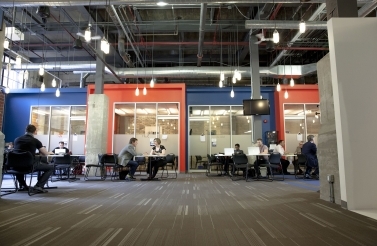 Canadian AI startups have a hard time competing with tech giants when it comes to data collection. (Communitech Photo/Meghan Thompson)