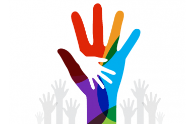hand in hand graphic