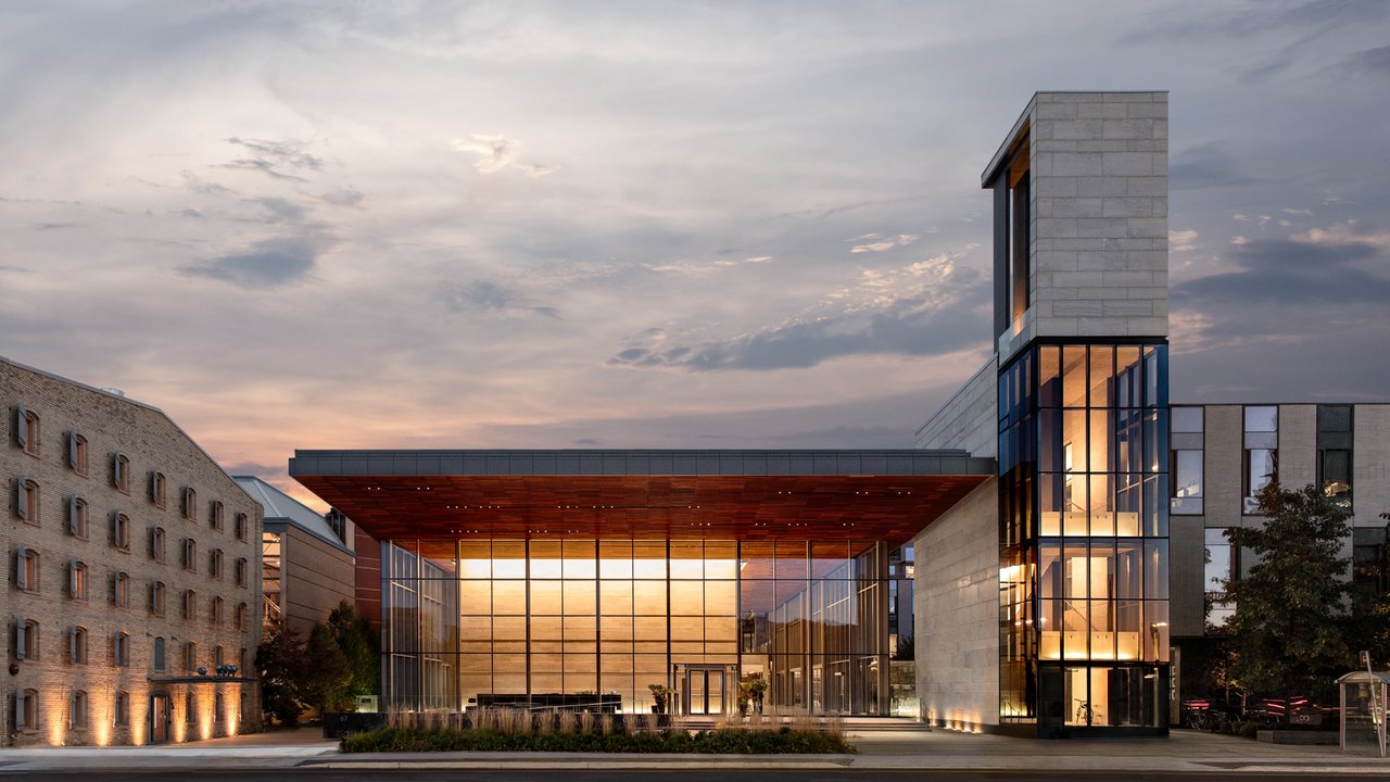 CIGI campus entrance in Waterloo, Ontario