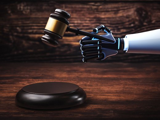 Robot with gavel Reuters